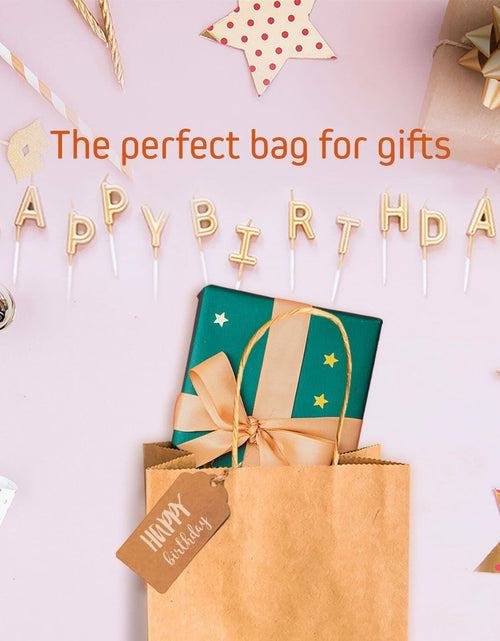 Load image into Gallery viewer, Elegant Supply Kraft Paper Gift Bags Twisted Handles Ruby Red 8x4.25x10.5
