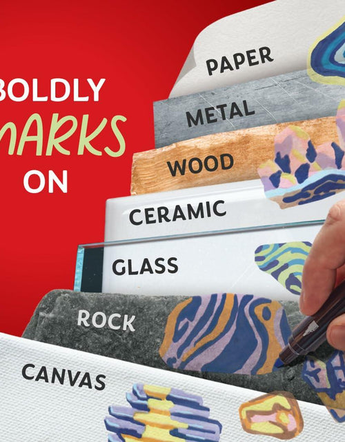 Load image into Gallery viewer, Sharpie Creative Markers Water-Based Bullet Tip Earth Tones Glowing Tropics 5ct
