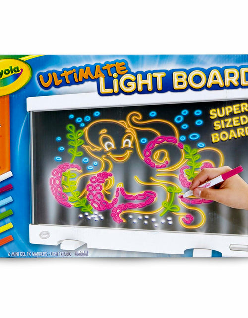 Load image into Gallery viewer, Crayola Ultimate Light Board 7-Piece Set LED Drawing &amp; Tracing Toy

