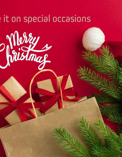 Load image into Gallery viewer, Elegant Supply Kraft Paper Gift Bags Twisted Handles Ruby Red 8x4.25x10.5
