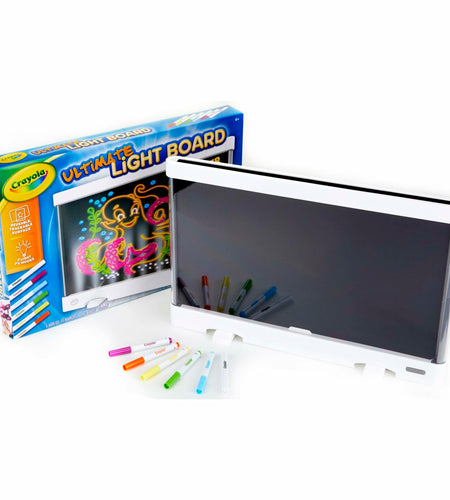 Crayola Ultimate Light Board 7-Piece Set LED Drawing & Tracing Toy
