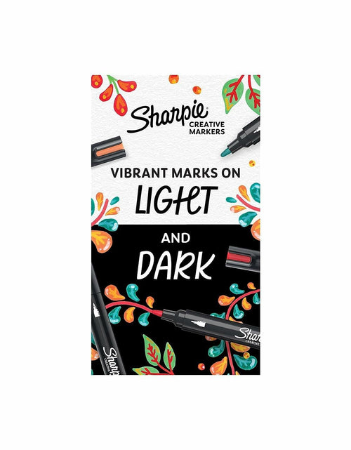 Load image into Gallery viewer, Sharpie Creative Markers Water-Based Bullet Tip Earth Tones Glowing Tropics 5ct
