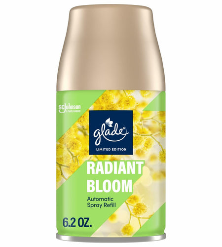 Glade Automatic Spray Refill Radiant Bloom Scented Air Freshener 6.2 Oz