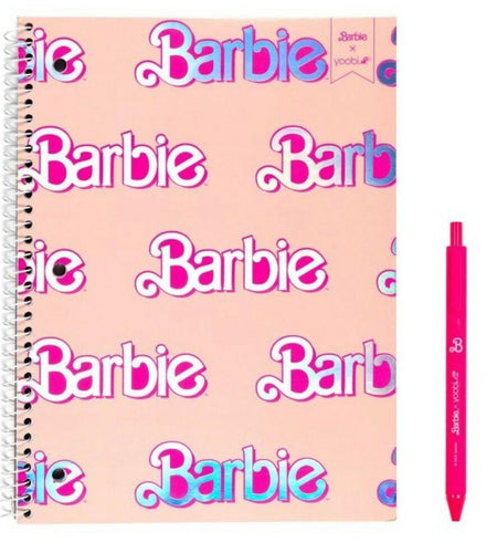 Yoobi Barbie Pink Composition Notebook With Pen 1 Subject 2024