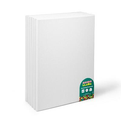 Load image into Gallery viewer, Mondo Llama 6pk Stretched Canvas 9x12 White
