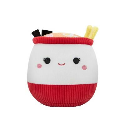 Load image into Gallery viewer, Squishmallows Raisy Ramen Cup Squeaky Dog Plush Toy Mini Multicolor
