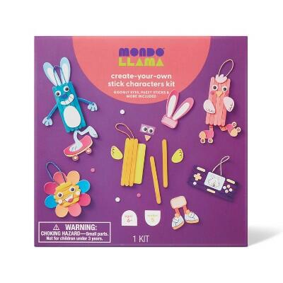 Load image into Gallery viewer, Mondo Llama 5ct Easter Craft Stick Characters Kit

