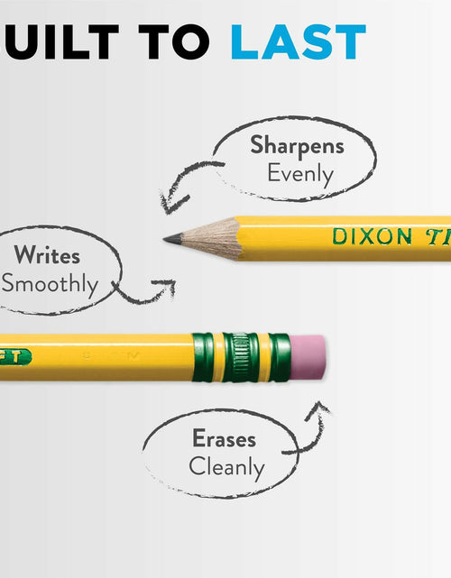 Load image into Gallery viewer, Ticonderoga Wood-Cased Pencils Unsharpened 2 HB Soft Yellow 12 Count

