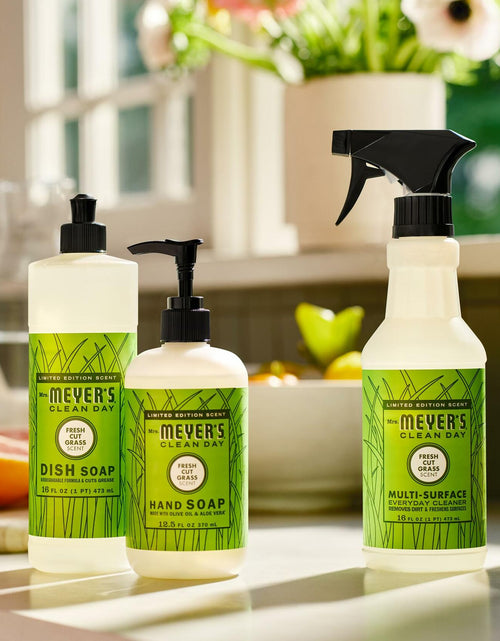 Load image into Gallery viewer, MRS. MEYER'S CLEAN DAY Liquid Hand Soap Fresh Cut Grass Scent 12.5oz
