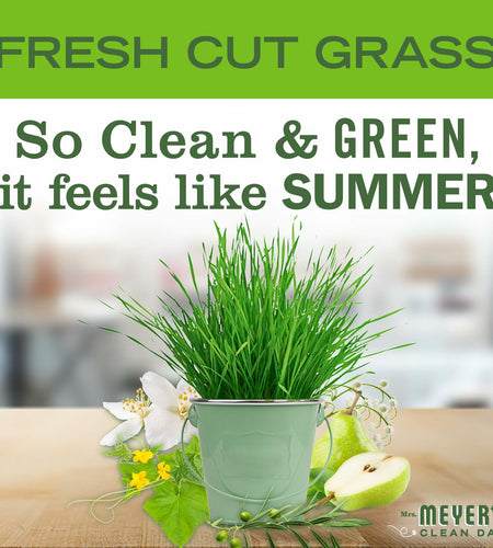 MRS. MEYER'S CLEAN DAY Liquid Hand Soap Fresh Cut Grass Scent 12.5oz
