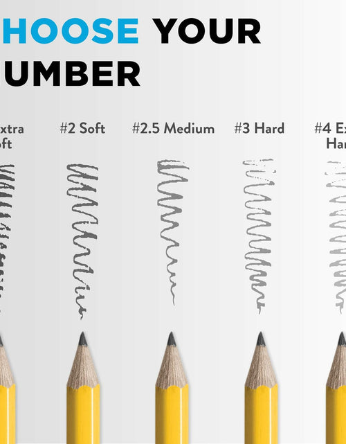 Load image into Gallery viewer, Ticonderoga Wood-Cased Pencils Unsharpened 2 HB Soft Yellow 12 Count

