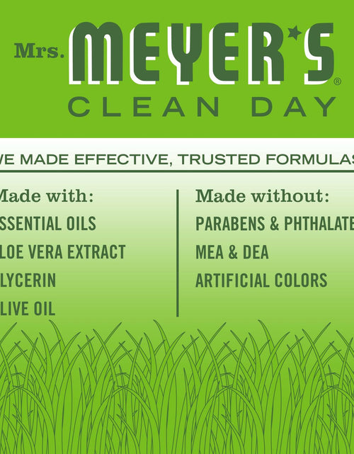 Load image into Gallery viewer, MRS. MEYER'S CLEAN DAY Liquid Hand Soap Fresh Cut Grass Scent 12.5oz
