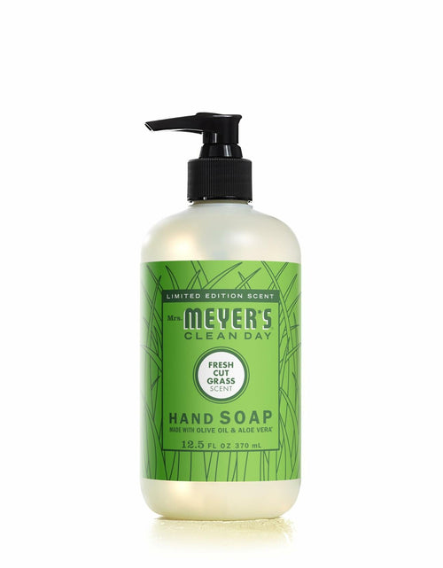Load image into Gallery viewer, MRS. MEYER'S CLEAN DAY Liquid Hand Soap Fresh Cut Grass Scent 12.5oz
