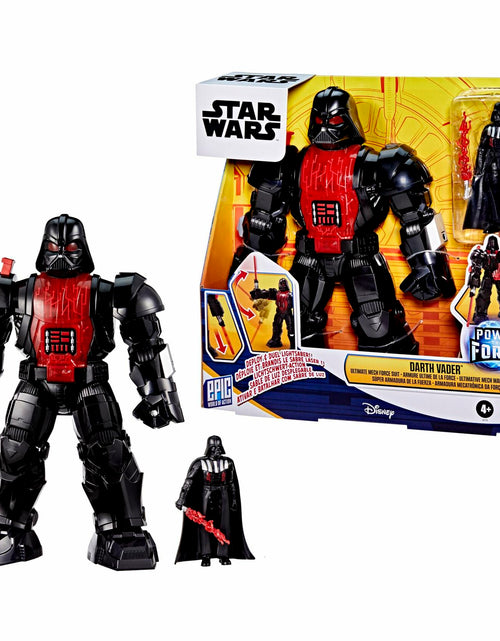 Load image into Gallery viewer, STAR WARS Darth Vader Ultimate Mech Force Suit 11in &amp; 4in Figures
