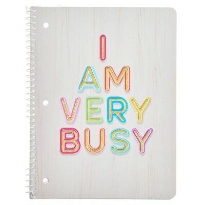 Load image into Gallery viewer, Gartner Studios Wabi Sabi I Am Very Busy Spiral Notebook School Supplies
