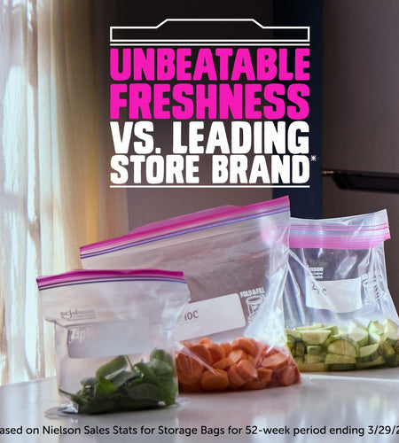 Ziploc Gallon Food Storage Bags Stay Open Stand-Up Bottom 42 Count