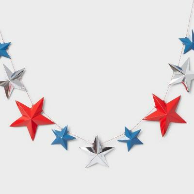 Load image into Gallery viewer, Sun Squad 9ct 3D Paper Star Dangler Party Decorations White
