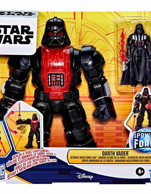 Load image into Gallery viewer, STAR WARS Darth Vader Ultimate Mech Force Suit 11in &amp; 4in Figures
