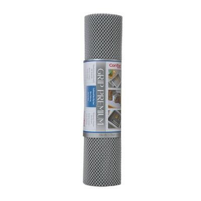Load image into Gallery viewer, Con-Tact Grip Premium Non-Adhesive Shelf Liner Thick Grip Alloy Gray 18x8

