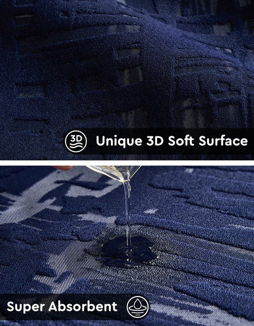 Load image into Gallery viewer, tchidio Soft Absorbent Non-Slip Bath Mat Rubber Backed Machine Washable
