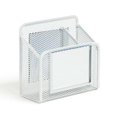 Load image into Gallery viewer, U Brands Locker Magnetic Mesh Mirror Cup White
