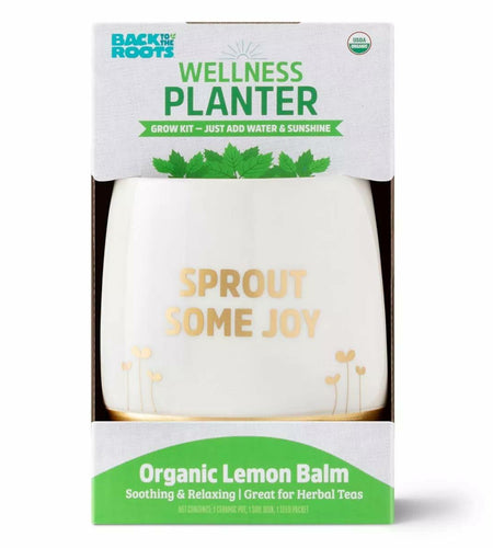 Wellness Grow Kit Lemon Balm Herb Plant Grow Kit 0.75lb Package