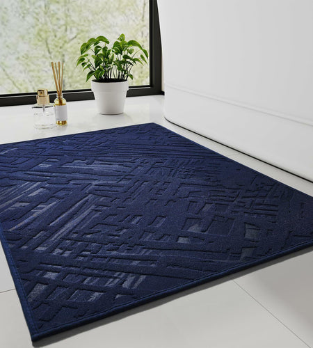 tchidio Soft Absorbent Non-Slip Bath Mat Rubber Backed Machine Washable