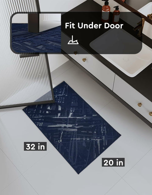 Load image into Gallery viewer, tchidio Soft Absorbent Non-Slip Bath Mat Rubber Backed Machine Washable
