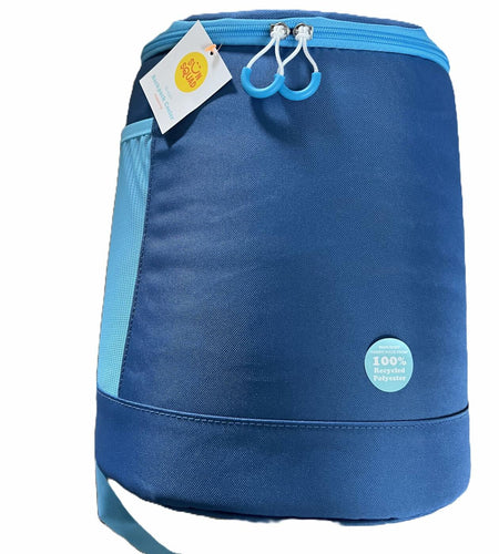 Sun Squad Insulated Backpack Cooler 7.5QT 15 Can Blue