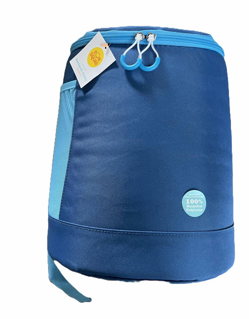 Load image into Gallery viewer, Sun Squad Insulated Backpack Cooler 7.5QT 15 Can Blue
