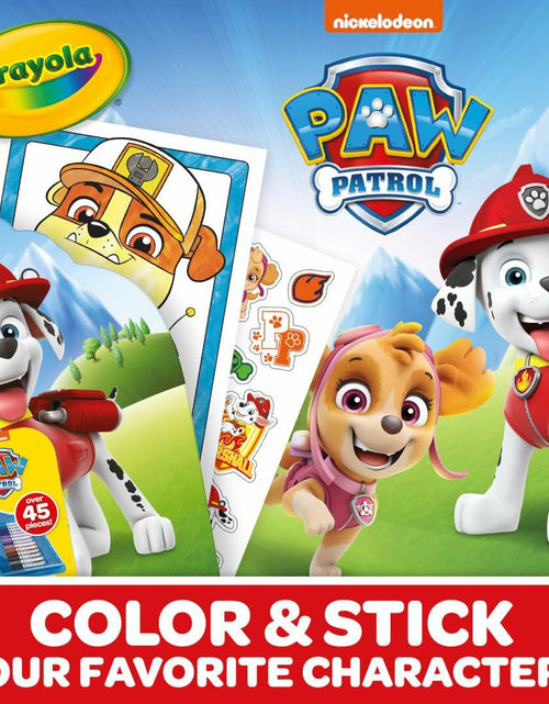 Load image into Gallery viewer, Crayola Paw Patrol Art Kit Creative Drawing and Coloring Set for Kids
