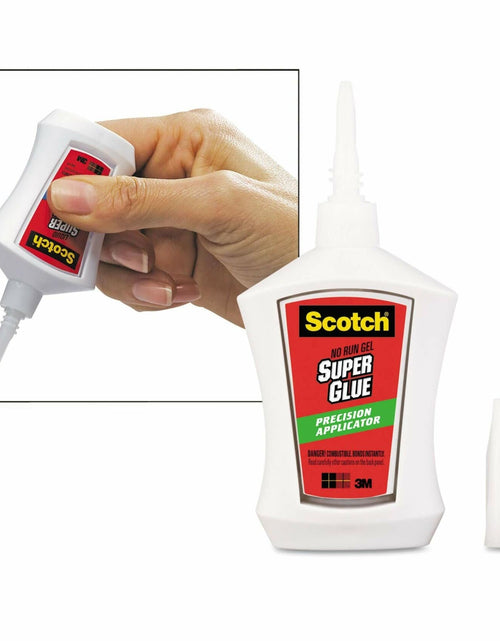 Load image into Gallery viewer, Super Glue Gel with Precision Applicator .14oz White/Clear 1 Carton
