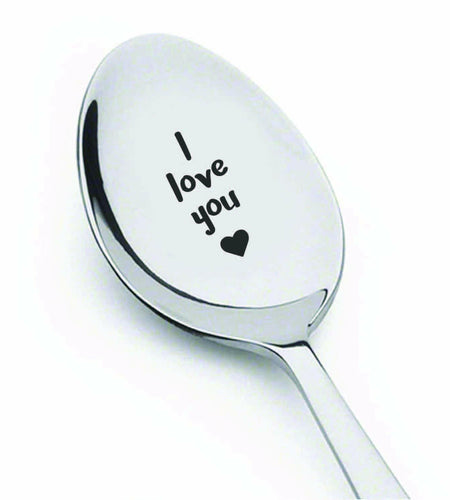 Boston Creative Co. Owl Always Love You Engraved Coffee Spoon Silver