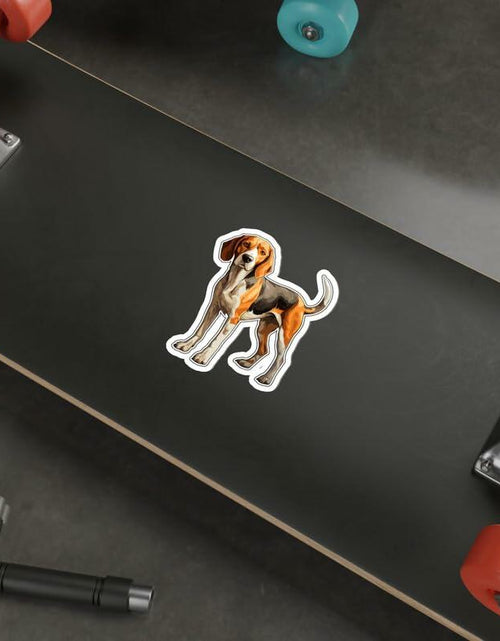 Load image into Gallery viewer, Foxhound Sticker 4 Inch Waterproof Vinyl Decal Durable Black
