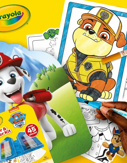 Load image into Gallery viewer, Crayola Paw Patrol Art Kit Creative Drawing and Coloring Set for Kids
