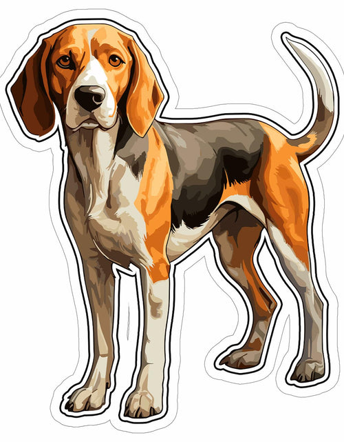 Load image into Gallery viewer, Foxhound Sticker 4 Inch Waterproof Vinyl Decal Durable Long-Lasting
