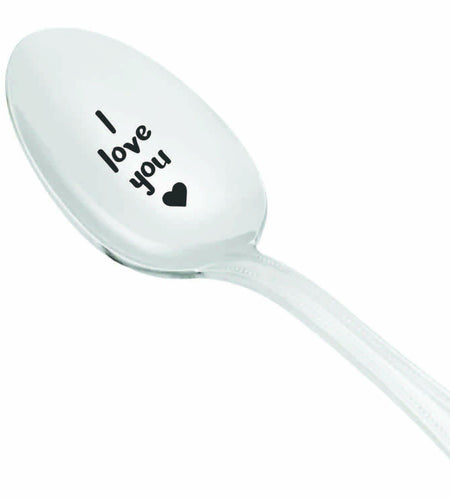 Boston Creative Co. Owl Always Love You Engraved Coffee Spoon Silver
