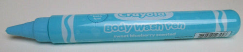 Load image into Gallery viewer, Crayola Body Wash Pen Sweet Blueberry Scented 1.9 fl oz Bath Fun
