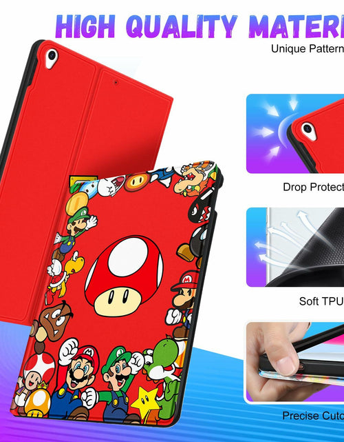 Load image into Gallery viewer, Besoar iPad Air 3/Pro 10.5 Case Cute Cartoon Kawaii Slim Folio Mogu Color
