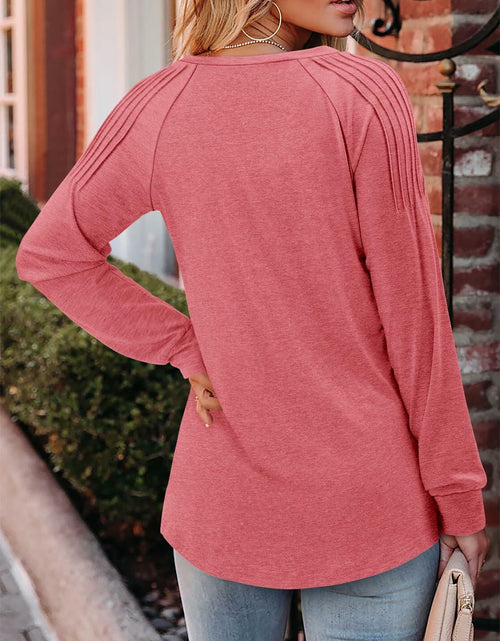 Load image into Gallery viewer, StunShow Women's Long Sleeve Pullover Shirt Pink XXL Size XXL
