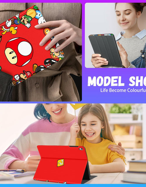Load image into Gallery viewer, Besoar iPad Air 3/Pro 10.5 Case Cute Cartoon Kawaii Slim Folio Mogu Color
