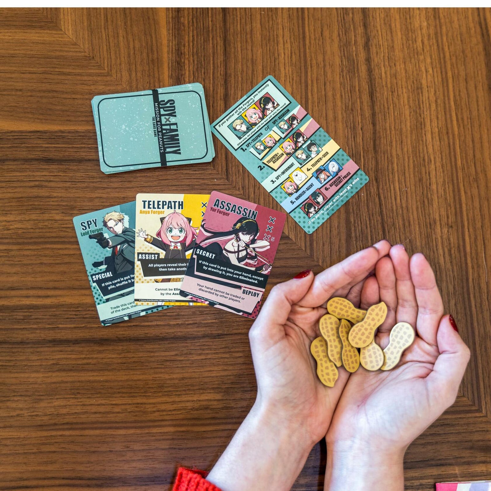 KESS Spy X Family Mission for Peanuts Board Game Players 3-5 Ages 10+