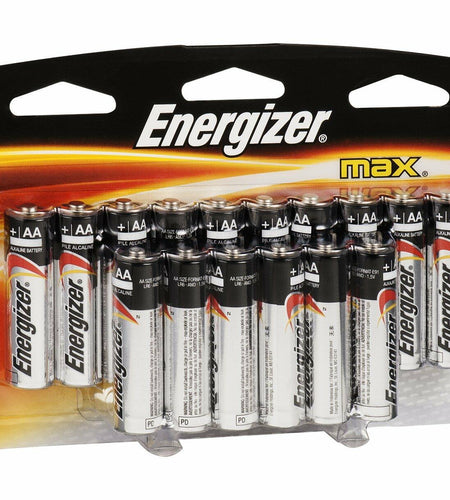 Energizer Max AA Battery 16 Pack Alkaline Long Lasting Power