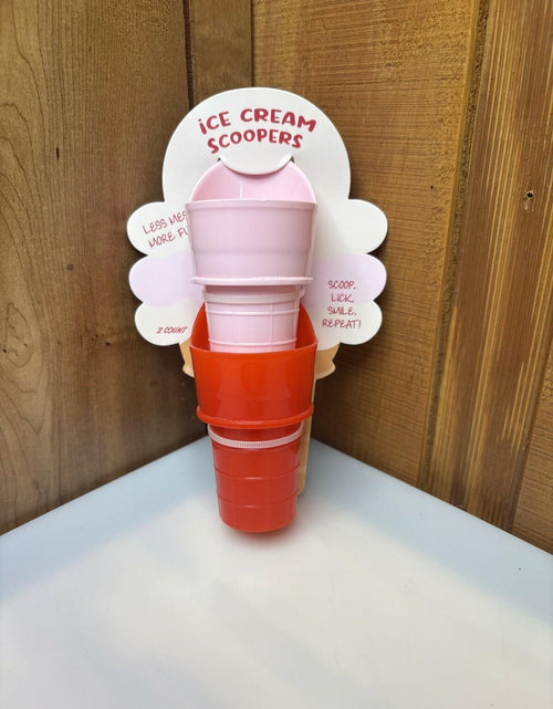 Load image into Gallery viewer, Target Bullseye Playground Ice Cream Scoop Holders 2pcs
