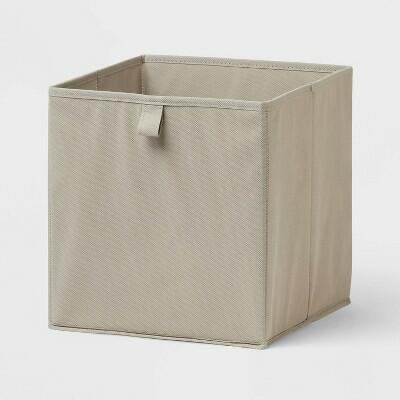 Load image into Gallery viewer, Brightroom Fabric Bin Basket Set 11" Griege Open-Top 10.5x11x10
