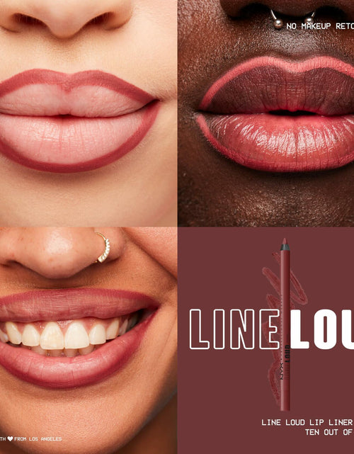 Load image into Gallery viewer, NYX PROFESSIONAL MAKEUP Line Loud LipLiner Longwear Pigmented TooBlessed 0.042oz
