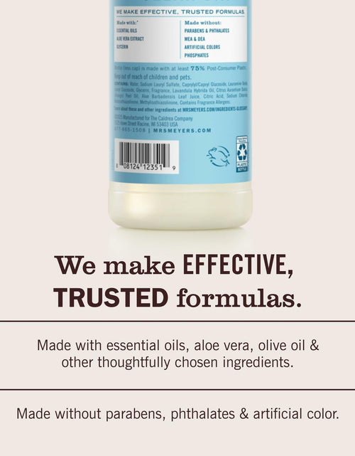 Load image into Gallery viewer, Mrs. MEYER'S CLEAN DAY Liquid Dish Soap Fresh Cut Grass Scent 16oz
