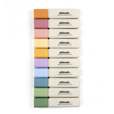 Load image into Gallery viewer, Yoobi Mini Highlighters 10pk Multicolor - Compact Colorful Set
