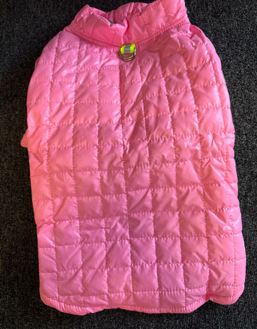 Load image into Gallery viewer, Miaododo Winter Dog Coat Hooded Cotton-Padded Pink Size XXL
