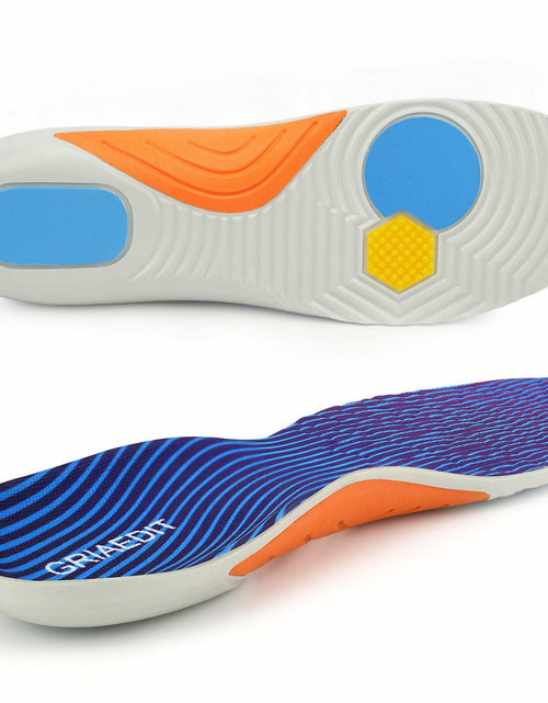 Load image into Gallery viewer, GRIAEDIT Orthotic Insoles Shock Absorbing Pain Relief for Shoes Size M12/W14
